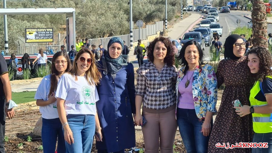 ثانوية المل سخنين تنظم وقفة تضامن مع المناخ والمطالبة بالمحافظة على البيئة